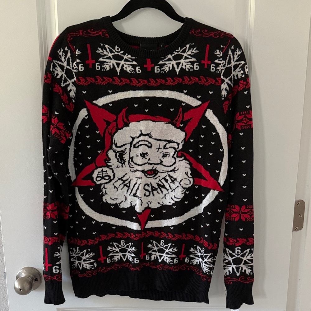 Too Fast Clothing Hail Santa Christmas Sweater